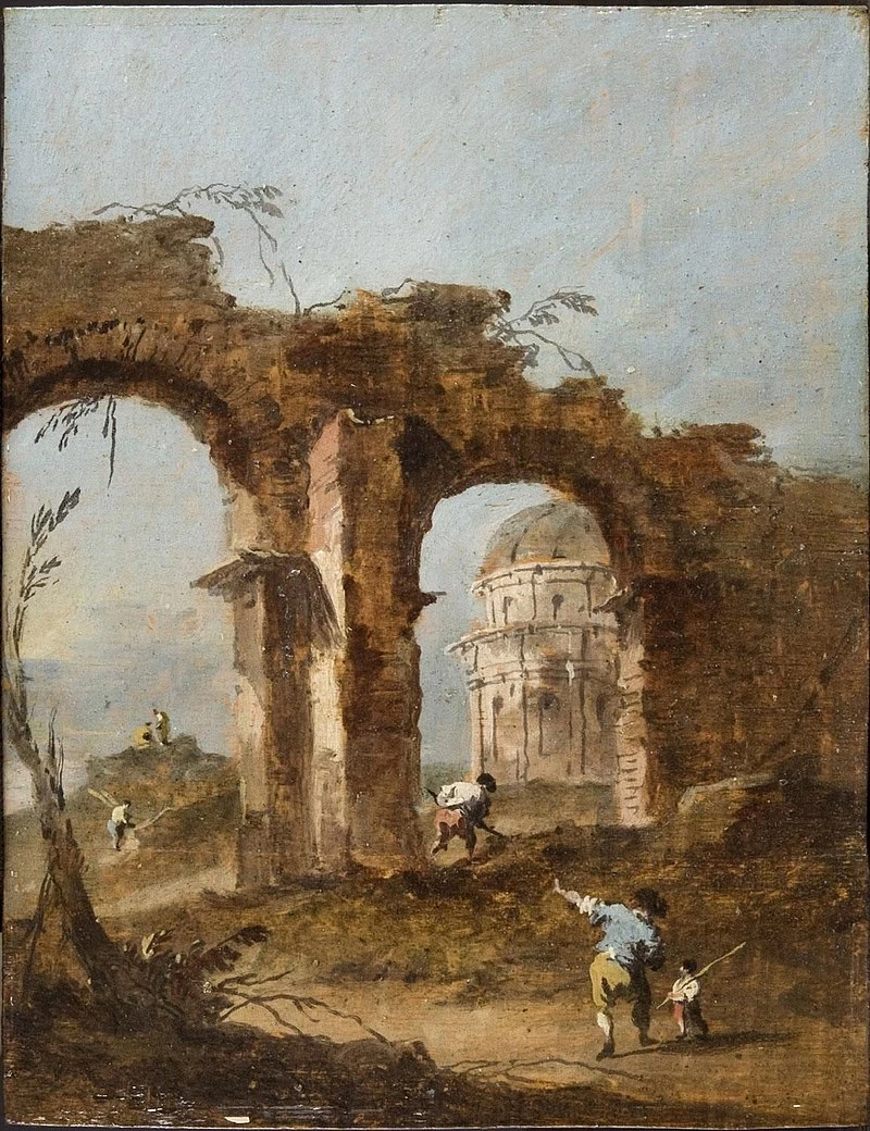 Capriccio con archi in rovina - Philadelphia Museum of Art